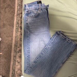 ASOS Blue Straight Leg Jeans